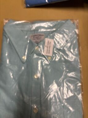 Cabin Creek Men's Light Blue Button-Down Dress Shirt